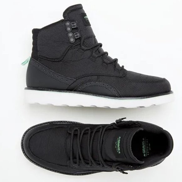 NEW $130 Burton Snowboards Gravis Cambridge Exp Shoes! BlackLightweightJAPAN